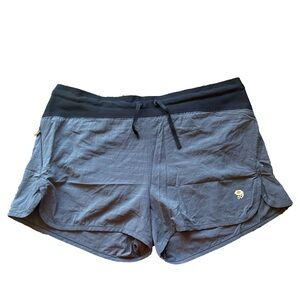 Mountain Hardwear Women's Black and Gray Athletic Shorts